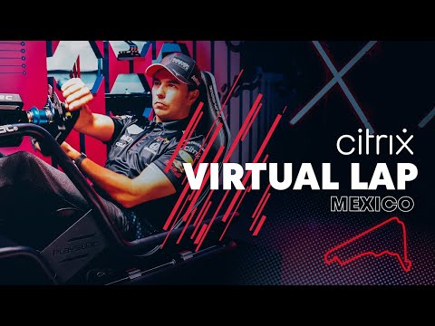 @citrix Virtual Lap: Sergio Perez at the Mexico City Grand Prix