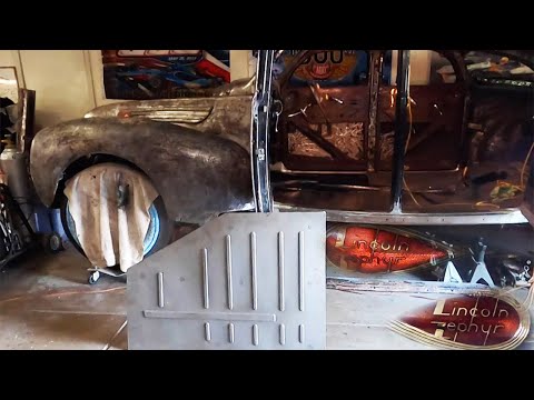 1938 Lincoln Zephyr part 11: Stuff I recorded...  Mostly floor pans