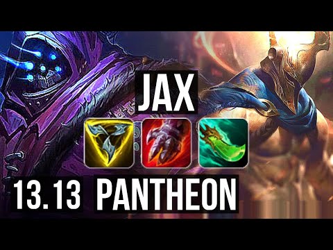 JAX vs PANTHEON (TOP) | 7.5M mastery, 1400+ games, Legendary, 12/3/6 | NA Master | 13.13