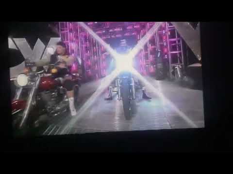 Rick & Scott Enter the Arena on some Big Bad Harley's - The Steiner Brothers