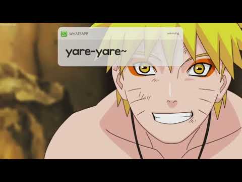 Notification sound | Uzumaki Naruto | "yare-yare"