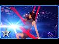 Mizuki Shinagawa WOWS With SILKS ROUTINE To Loreen S Tattoo Auditions BGT 2026