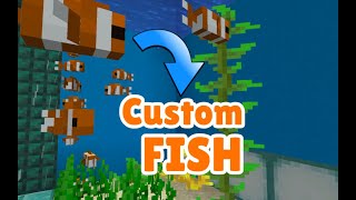 How To Get CUSTOM Tropical Fish In Minecraft! (No Mods)