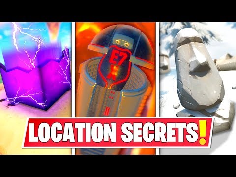 *NEW* SECRET LOCATION CHANGES THAT *EVERYONE MISSED* IN SEASON 10 MAP! STONE HEADS, CUBE AND MORE!