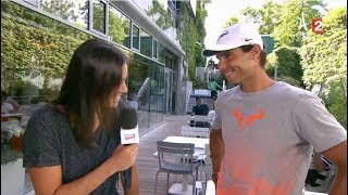 Rafael Nadal's interview with Alize Lim at RG, 5 June 2017 video