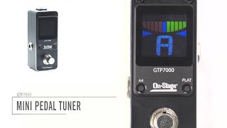 Video thumbnail for Mini Pedal Tuner | GTP7000 by On-Stage