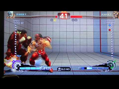 GeO (Balrog) vs IIPeru (El fuerte) SSF4 Ranked match #2
