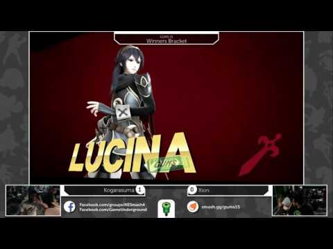 GUMS 15 Singles (Winner's Bracket) - Kogarasuma (Lucina) vs Xion (Cloud)