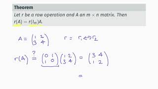 MATH0005 L39: Elementary matrices