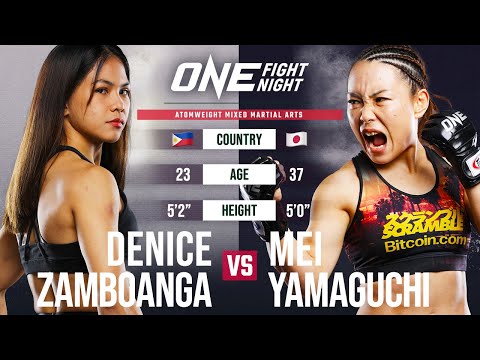 Mei Yamaguchi vs Denice Zamboanga full fight