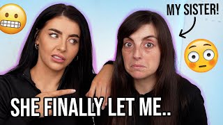 AD Doing MY SISTERS Makeup!! She doesn't wear any..so this got interesting!😬