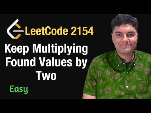 Keep Multiplying Found Values By Two Leetcode 2154 Python
