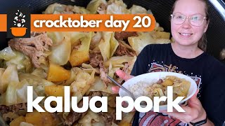Crocktober Day 20: High-Protein Kalua Pork | Easy 6 Ingredient Slow Cooker Dinner