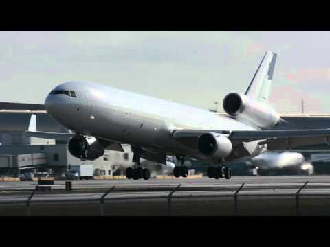 CLOSE UP!!!!! Western Global Cargo MD-11F Landing at Miami International,FL