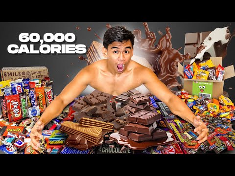Eating & Burning 60,000 Calories of CHOCOLATE!!