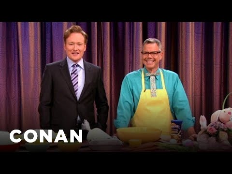 Charles Phoenix Meatloaf Lamb Demo Pt. 1 03/27/13 | CONAN on TBS