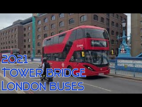 London Buses at TOWER BRIDGE (2021)