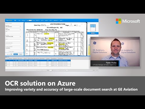 Azure Cognitive Services for OCR |  GE Aviation's Practical Use Case