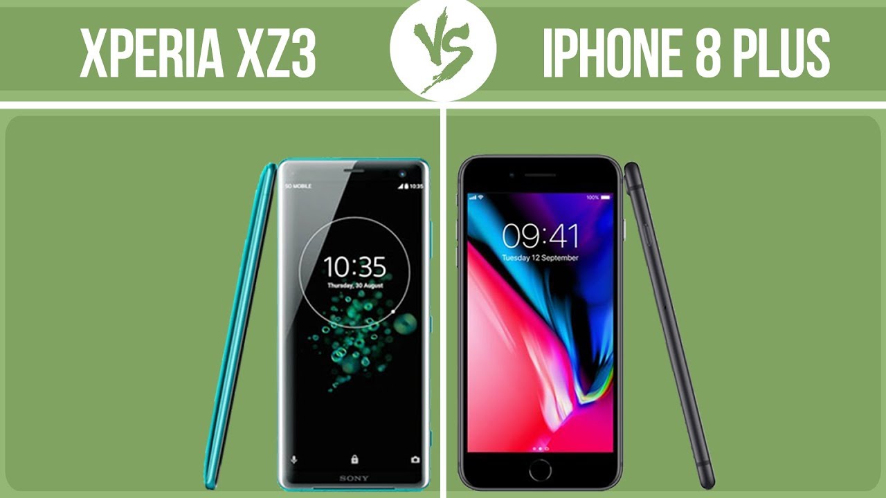 Sony Xperia XZ3 vs Apple iPhone 8 Plus ✔️