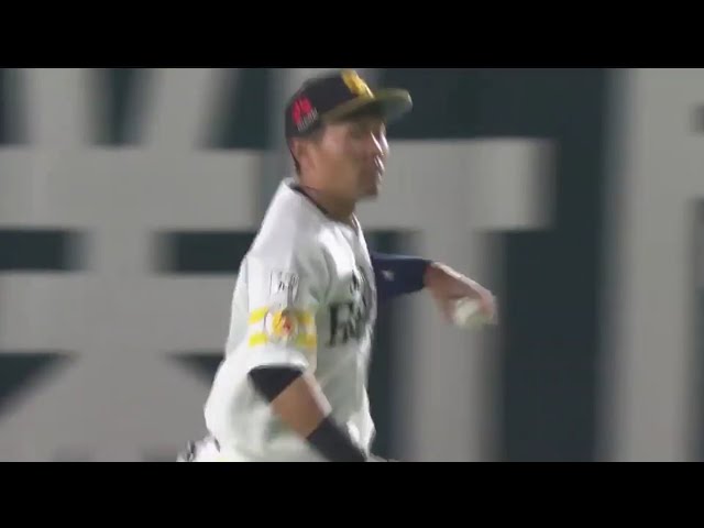 【3回表】ホークス・中村晃がスライディングキャッチでチームを救う!! 2017/3/8 H-F