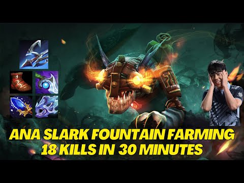 Fountain Farming Time: Ana Safelane Slark - Dota 2 Pro Gameplay