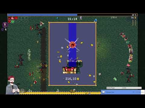 A werevolf and some magic cards. Containing the Dominus - Vampire Survivors Playtrough pt50