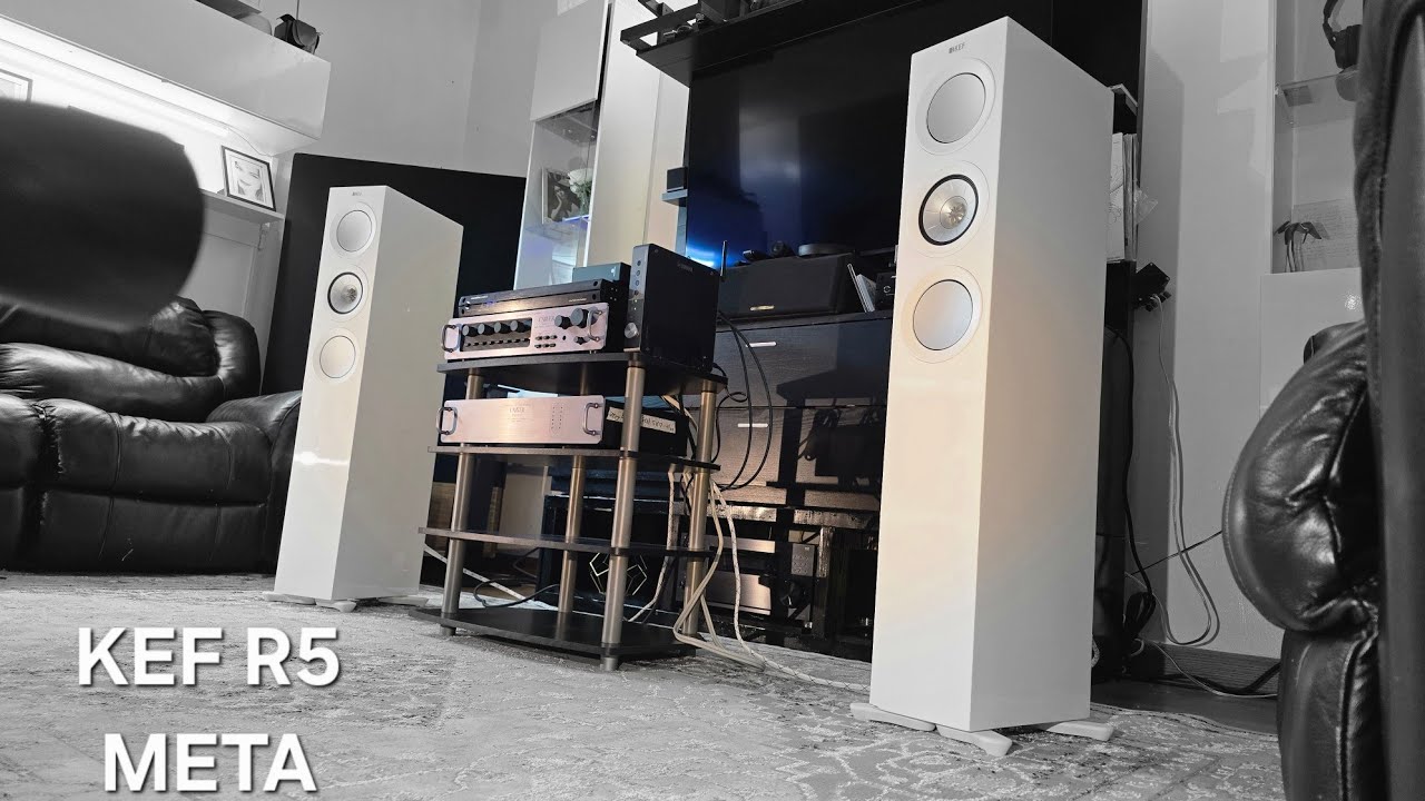 KEF R5 META, CARVER M-1.5T, C1 and Yamaha WXC50 #music #audio #audiophile #jazz #vintage #audiofilo