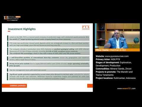 PYX Resources - 121 Mining Investment APAC Online March 2021