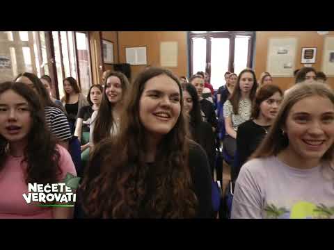 NEĆETE VEROVATI - Hor čačanske Gimnazije