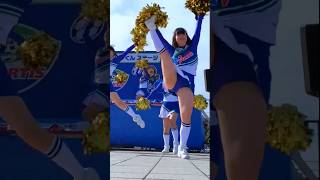 かわいいチアガール22 可愛い徳島ヴォルティスチアリーディング部 ハイキック開脚 チアリーダー チアダンス cute japanese girl cheerleader #shorts