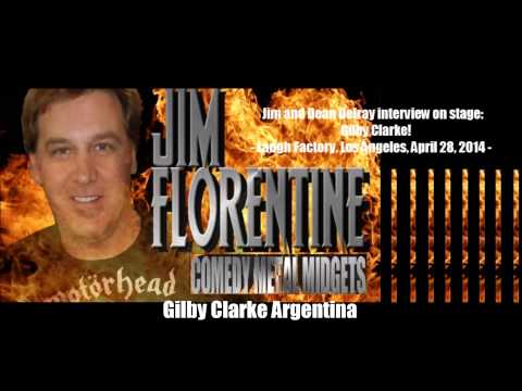 Jim Florentine interview on stage: Gilby Clarke - Monday April 28, 2014 (audio)