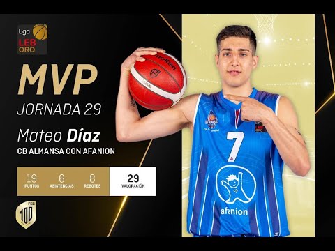 LEB Oro | Mateo Díaz, MVP de la Jornada 29