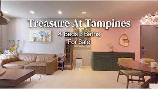 Rare 4-Bedroom Gem @ Treasure at Tampines (D18) | Full Home & Facilities Tour