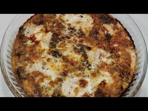 Slimming World - Red Onion & Courgette Fritatta