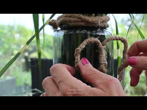 DIY Tutorial Anleitung Zebragras mit Herz #diy  #tutorial #nature