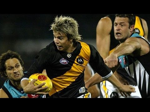 Brett Deledio's first goal in the AFL Richmond v Fremantle round 4 2005