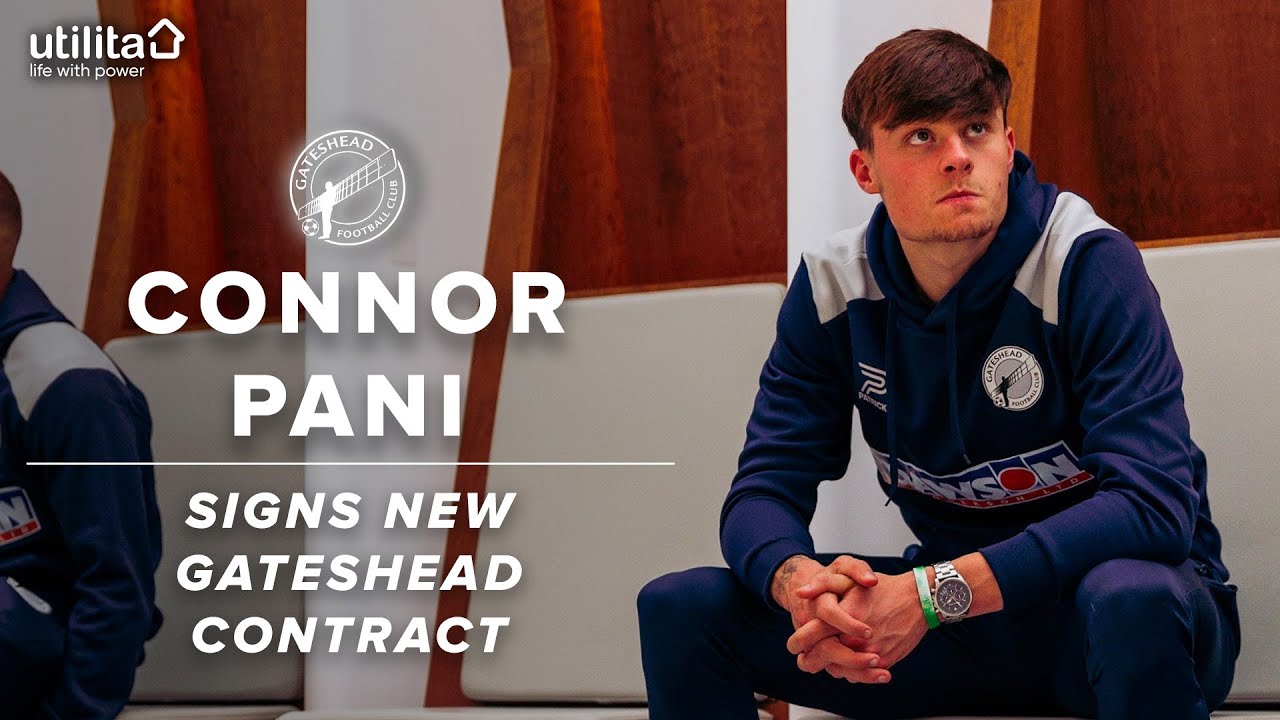 “I can’t wait!” 🤩 | Connor Pani signs new Gateshead contract | INTERVIEW
