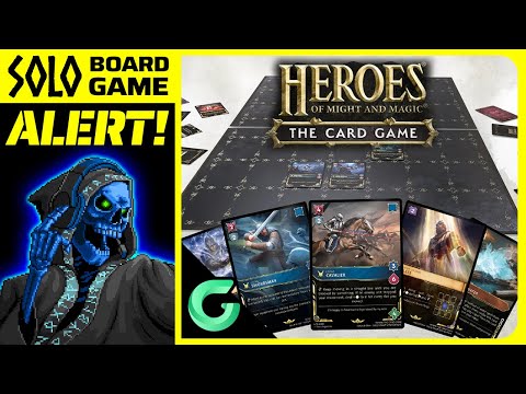 Heroes of Might & Magic: The Card Game | Solo Board Game ALERT!