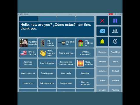 Multilingual use in Speech Assistant AAC app