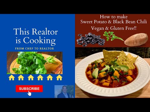 How to Make Sweet Potato & Black Bean Chili. Vegan & Gluten Free!