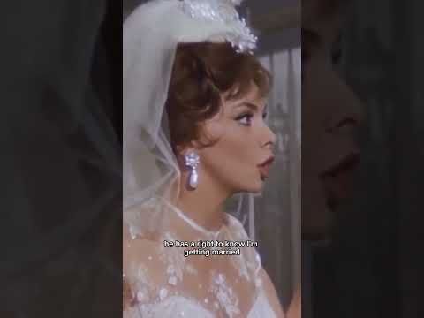 A moment for Gina Lollobrigida in ‘Come September’ — bridal dreams from 1961 #classiccinema #bridal