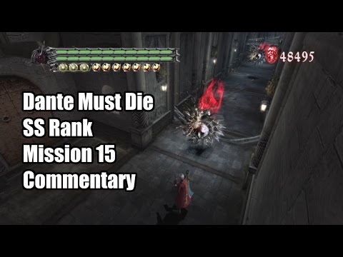 Devil May Cry 3 HD - Dante Must Die SS Rank - Mission 15 with Commentary