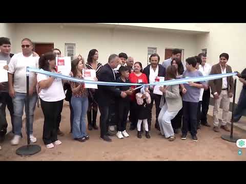 En Apolinario Saravia, el Gobernador encabezó la entrega de 40 viviendas