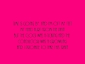 Another Cynthia - What I Want Lyrics On Screen ...