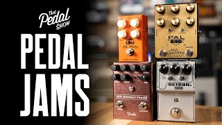 Video thumbnail for Pedal Pal 800 V3, Foxrox Octron 3, J Rockett Mr Moto, Fender Lost Highway [TPS Pedal Jams] by That Pedal Show
