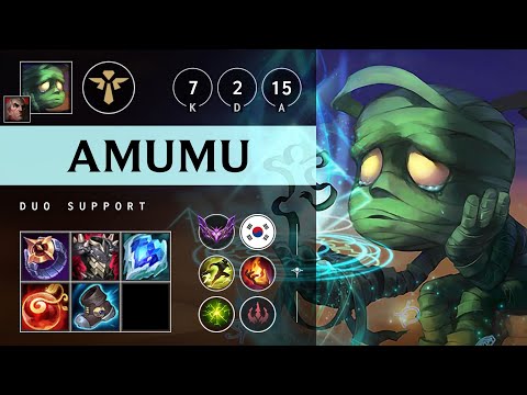 Amumu Support vs Rakan - KR Master Patch 25.21