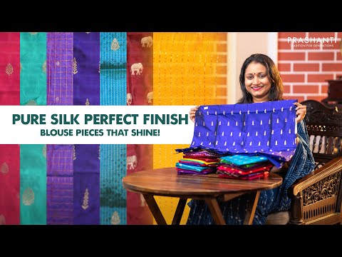 Pure Silk Blouse Pieces | Prashanti | 8 Apr 25