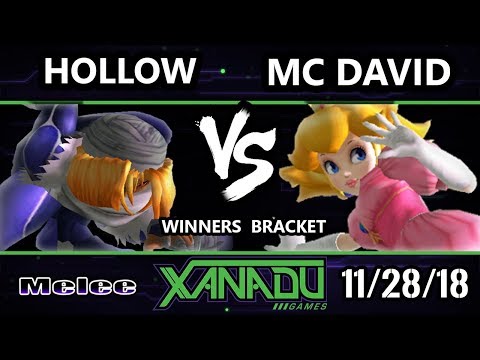 S@X 278 SSBM -  Hollow (Sheik) Vs.  MC David (Peach) - Smash Melee Winners Bracket