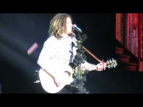 Luke Friend singing 'Kiss from a rose' live at X factor live 2014