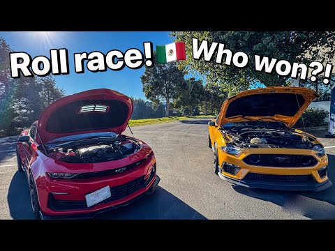 My Mach 1 takes on a Camaro SS 1LE!
